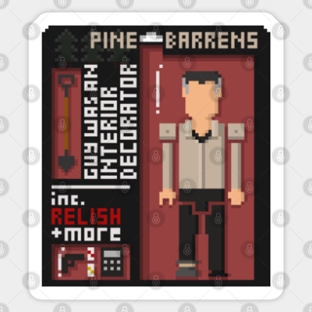 Pine Barrens fan art - The Sopranos - Sticker