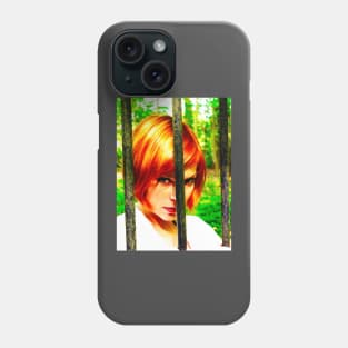 Beauty behind bars (color filter) Phone Case