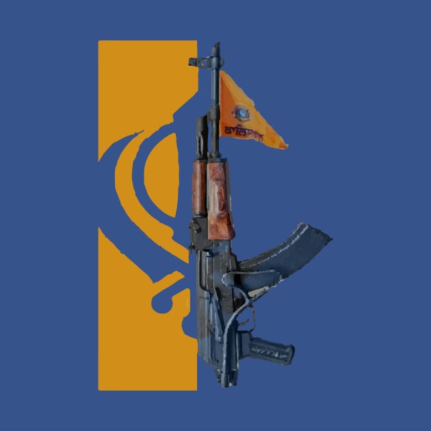 Khalistan AK47 by inkstyl