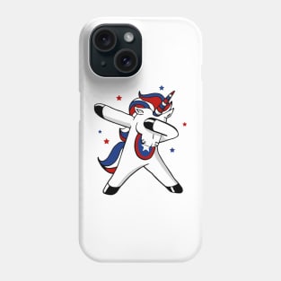 USA Dabbing Unicorn Phone Case