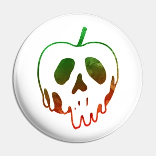 Poison Apple Inspired Silhouette Pin