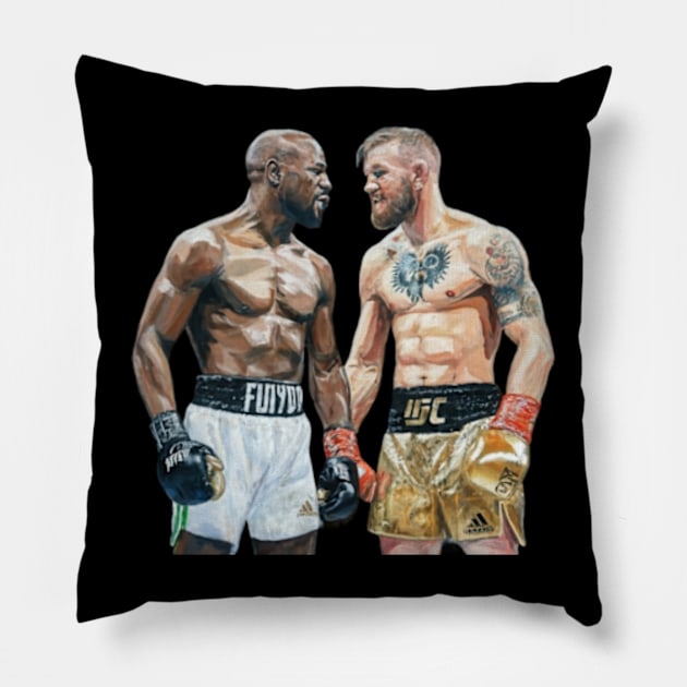 Mayweather vs mcgregor Pillow by TshirtMA