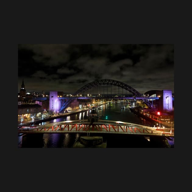 River Tyne at Night by Violaman