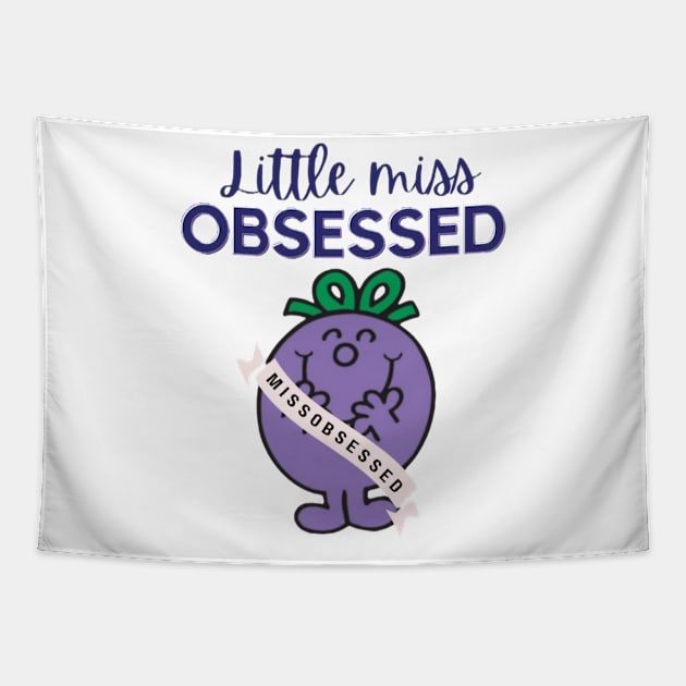 Little miss obsessed Tapestry by canderson13