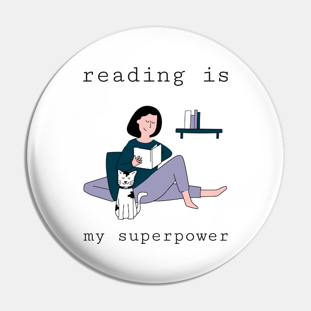 reading is my superpower Pin by juinwonderland 41