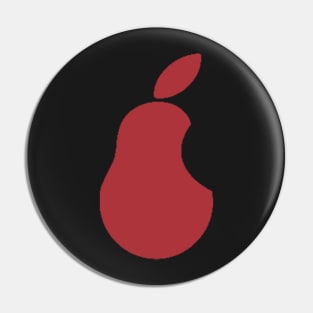 Iconic Pear Brand Red Pin