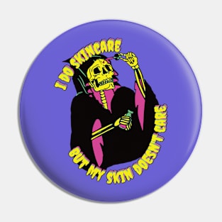 Skincare Grim Reaper Pin