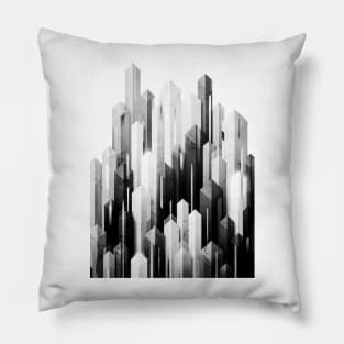 OBELISK POSTURE 3 (MONOCHROME) Pillow