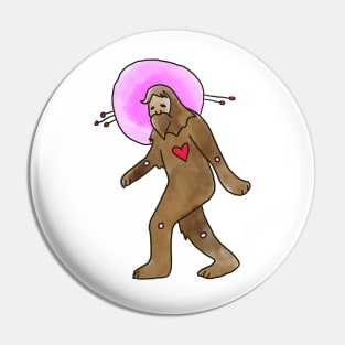 Bigfoot- Transparent version Pin