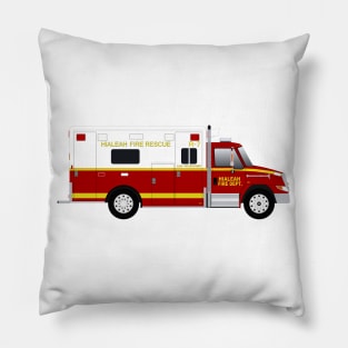 Hialeah Fl. Fire Rescue Ambulance Pillow