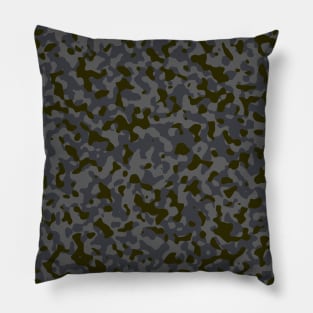 Gray Scorpion, Grey Tuna, Madras, Frog Green, Camo Colors Pattern Pillow