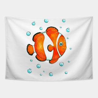 Adorable Clownfish Tapestry