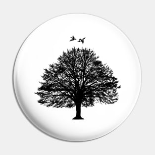 Tree Bird-Birder Pin