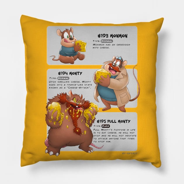 Monty Evolutions Pillow by disneyevolutions