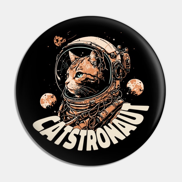 Catstronaut Cute Cat Astronaut Pin by Kali Space