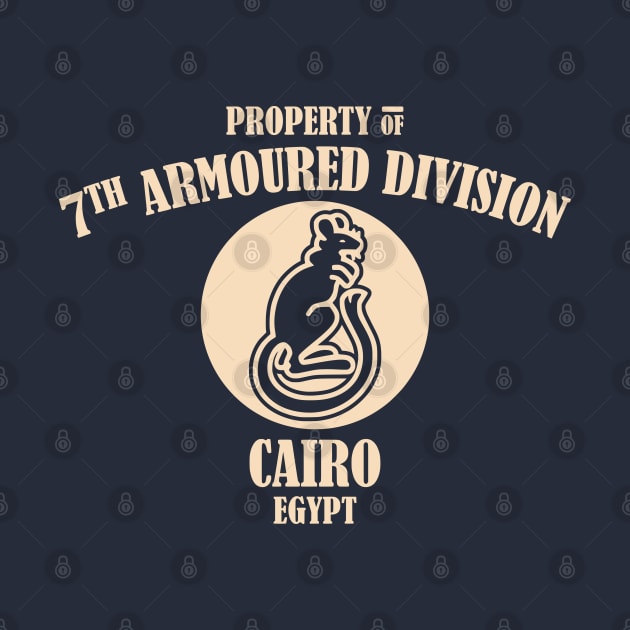 Property of 7th Armoured Division by TCP