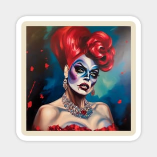 Drag Queen Zombie Magnet