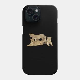 Lion Family - Lion - Lioness - Africa Phone Case