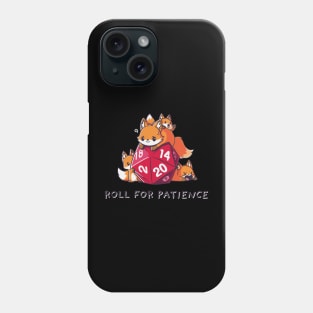 Dnd Cute Animals With D20 Dice Phone Case