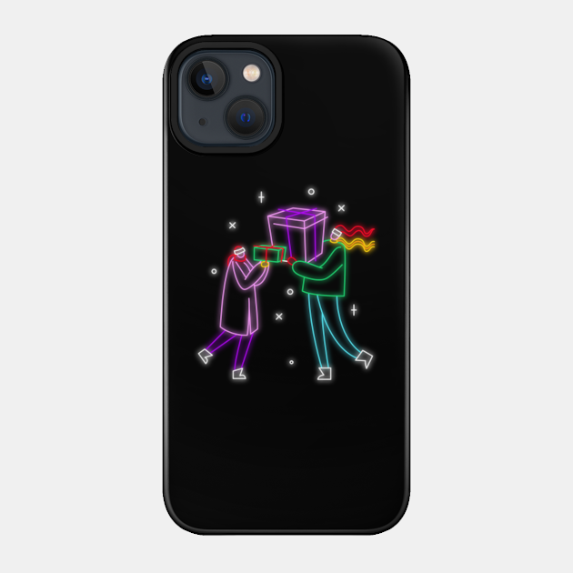 Neon Xmas - Xmas Gift - Phone Case