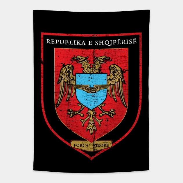 Albanian Air Force /\/\/ Vintage Style Tapestry by Eye Floaters