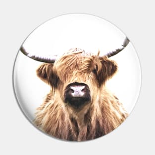 Highland Cow Pin