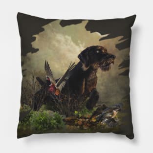 German Wirehaired Pointer Pillow
