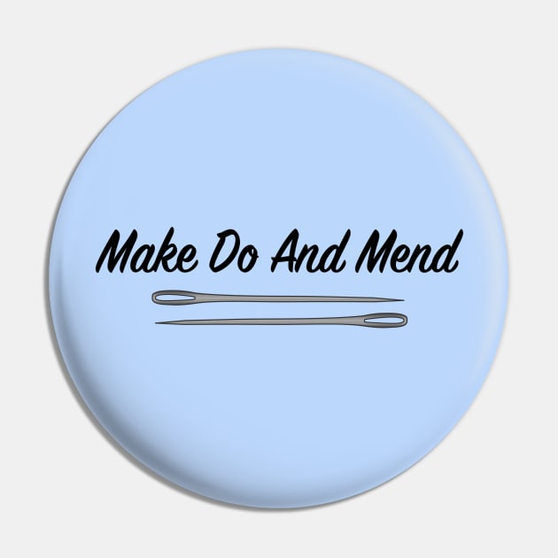 Make Do and Mend Sewing Pin by SarahLCY