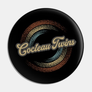 Cocteau Twins Circular Fade Pin