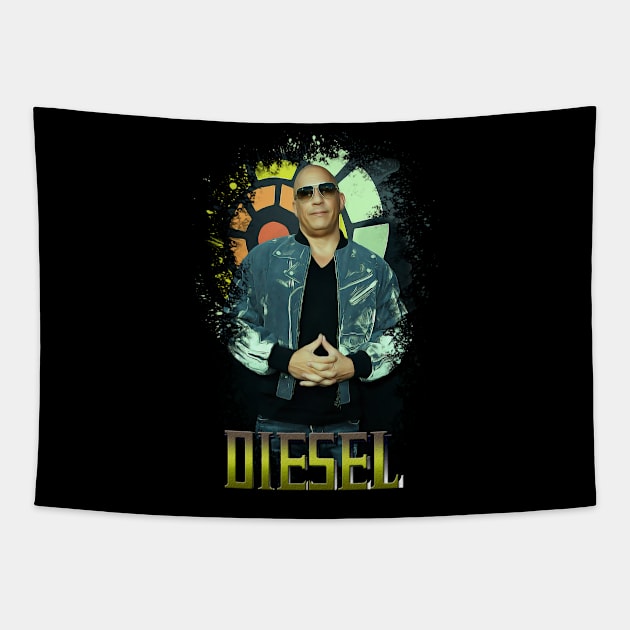 High Quality Vin Diesel  Art Print - 117211110 Tapestry by Semenov