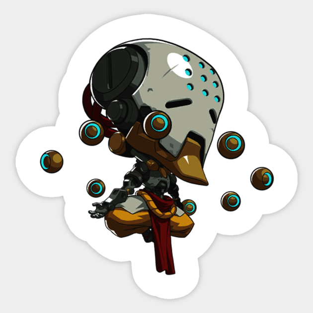 Zenyatta Cute Spray Overwatch Overwatch Sticker Teepublic
