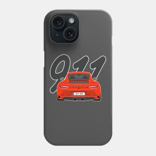 911 gts car red edition Phone Case