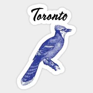 Blue Jay Head Bird Toronto Mascot Animal Car Bumper Vinyl Sticker