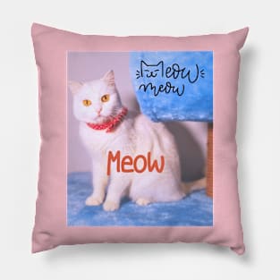 cat meow Pillow