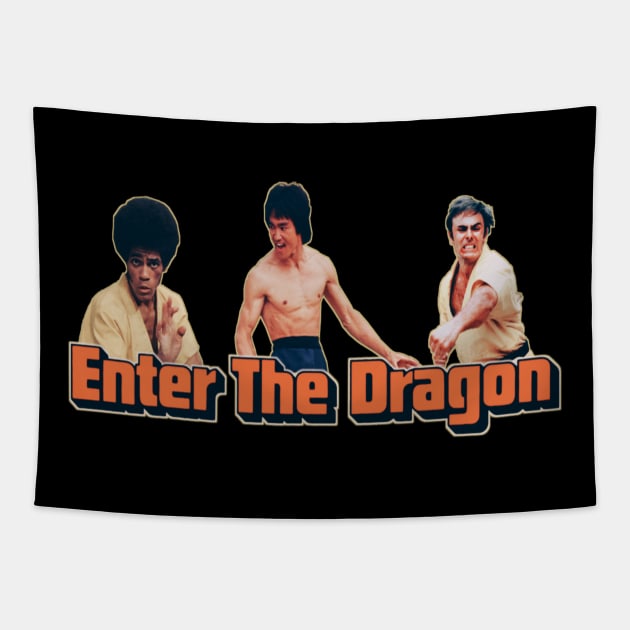 enter the dragon film 1 Tapestry by Deconstructing Comics