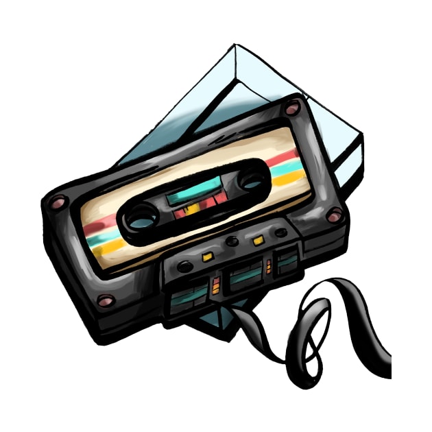 Tape Recorder by AlexandraBowmanArt