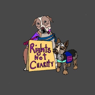 Service Dogs For Disability Rights T-Shirt