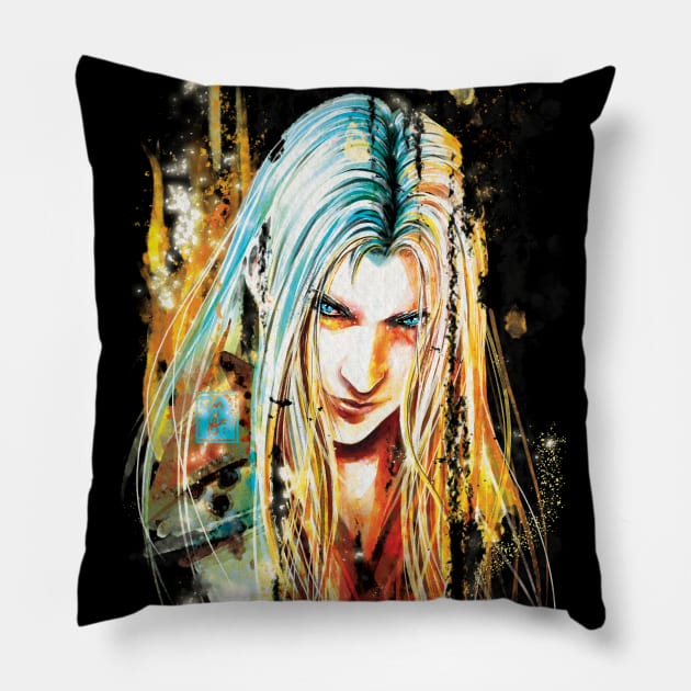 Sephiroth Pillow by kingcael