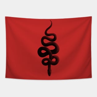 Crowley snake tattoo (Good Omens) Tapestry