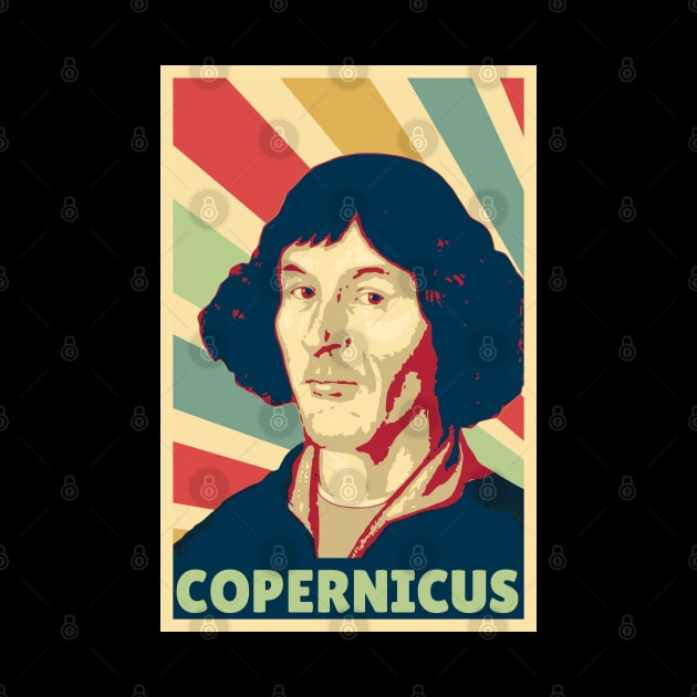 Nicolaus Copernicus Vintage Colors by Nerd_art