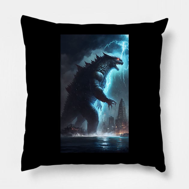 Godzilla Monster Kaiju 4 Pillow by LetShirtSay