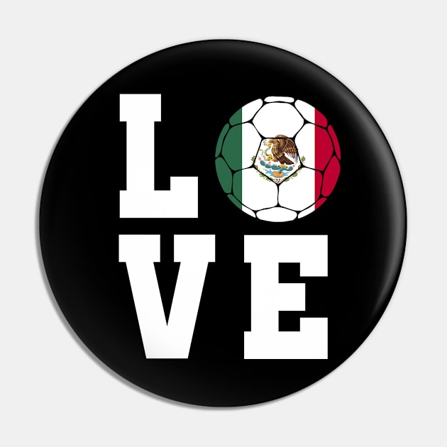 Mexico Football Love Pin by footballomatic