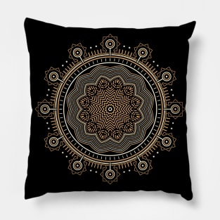 Sacred geometry flower Pillow