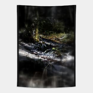 snowy Oregon forest 10 Tapestry