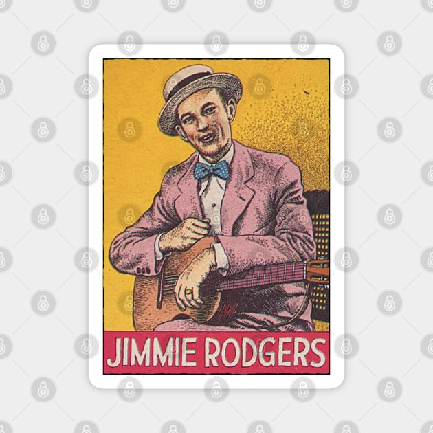 Jimmie Rodgers // Classic Country Tribute Magnet by darklordpug