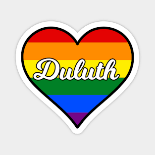 Duluth Minnesota Gay Pride Heart Magnet