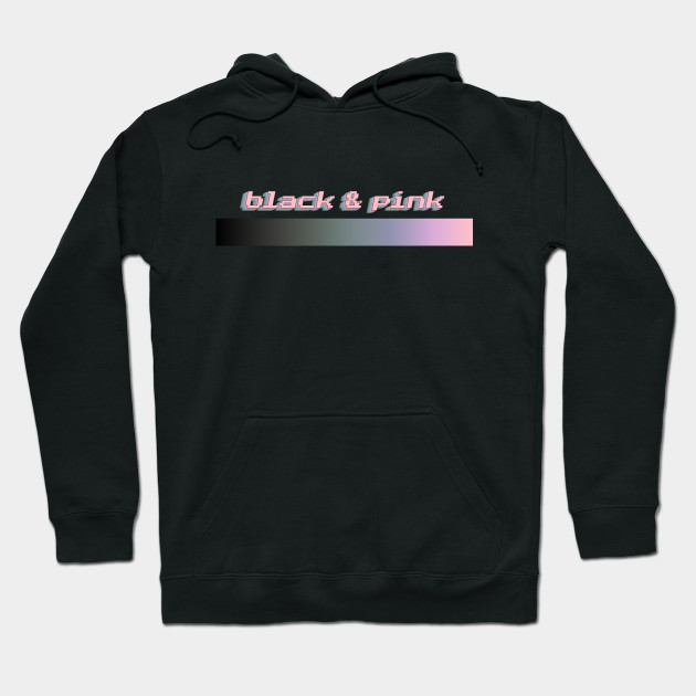 pink and black sweatshirt