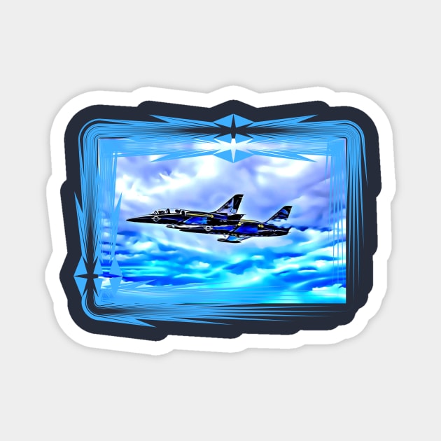 Fighter Aircraft Magnet by Arie