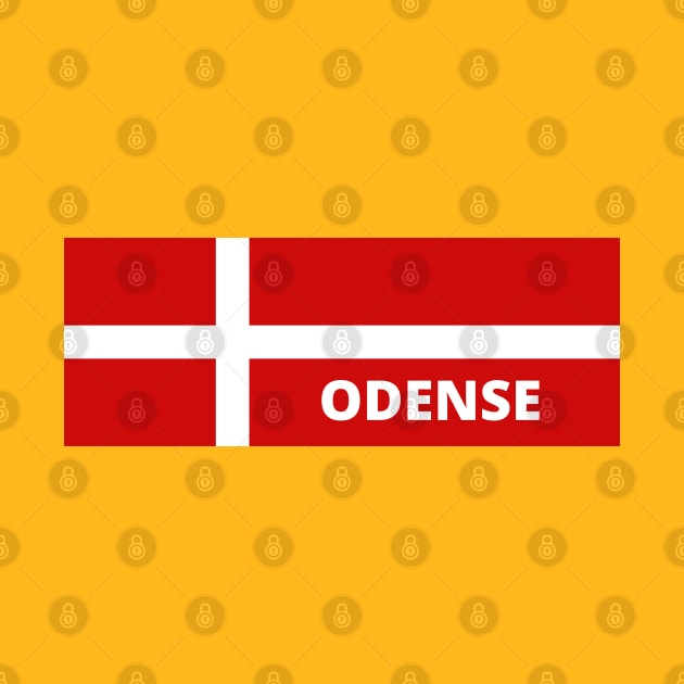 Odense City in Danish Flag by aybe7elf