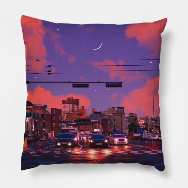 Place of Dreams IV Pillow by Yagedan